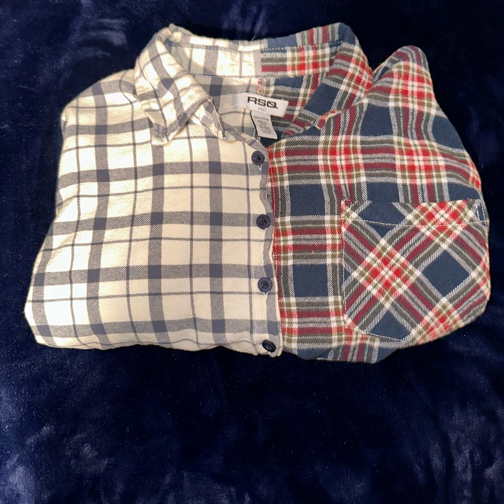 tilly’s long sleeve flannel, size small